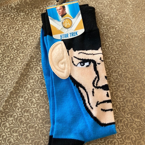 Star Trek Spock socks 10/13 - Picture 1 of 4